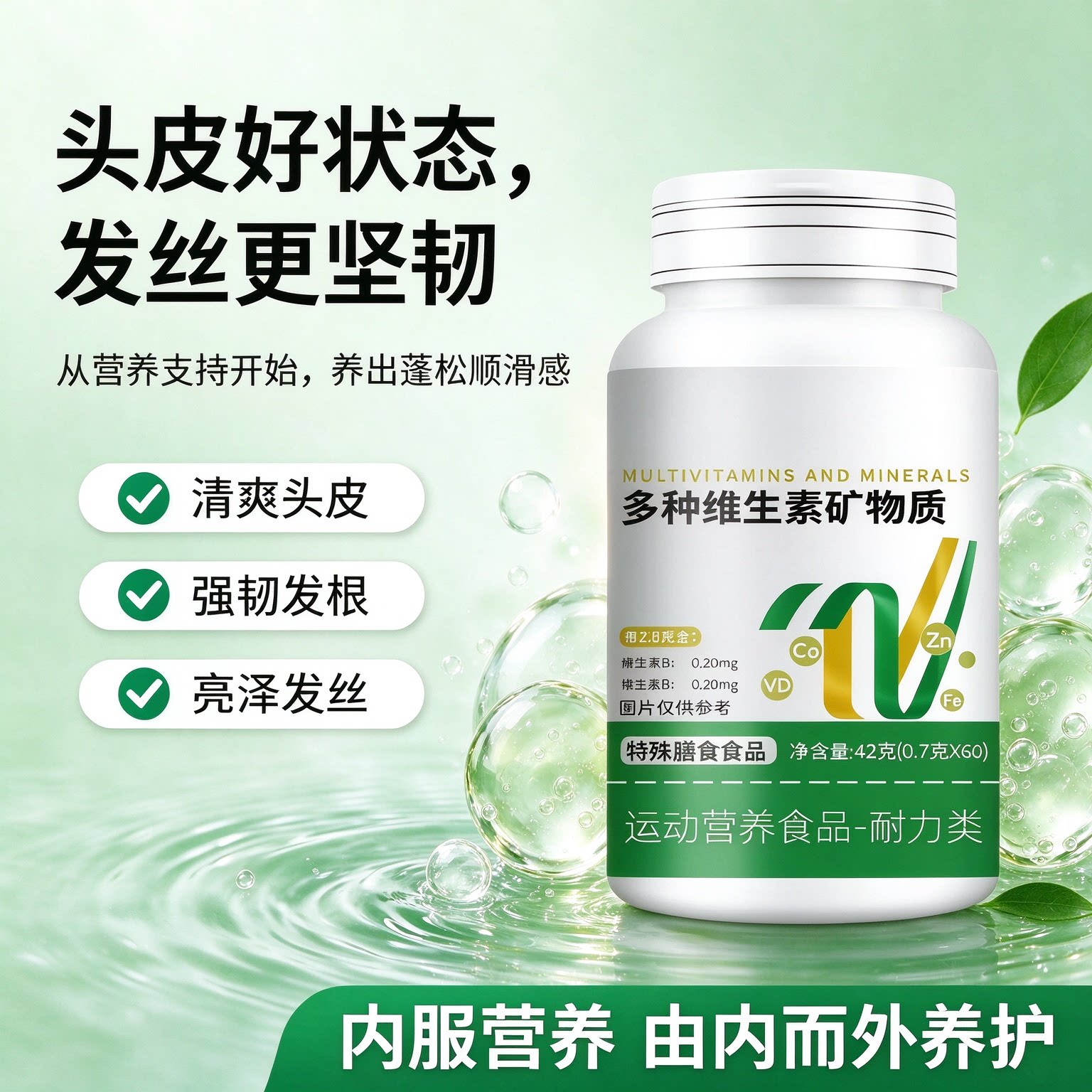 舒兴逹维生素B片养护白发亮泽