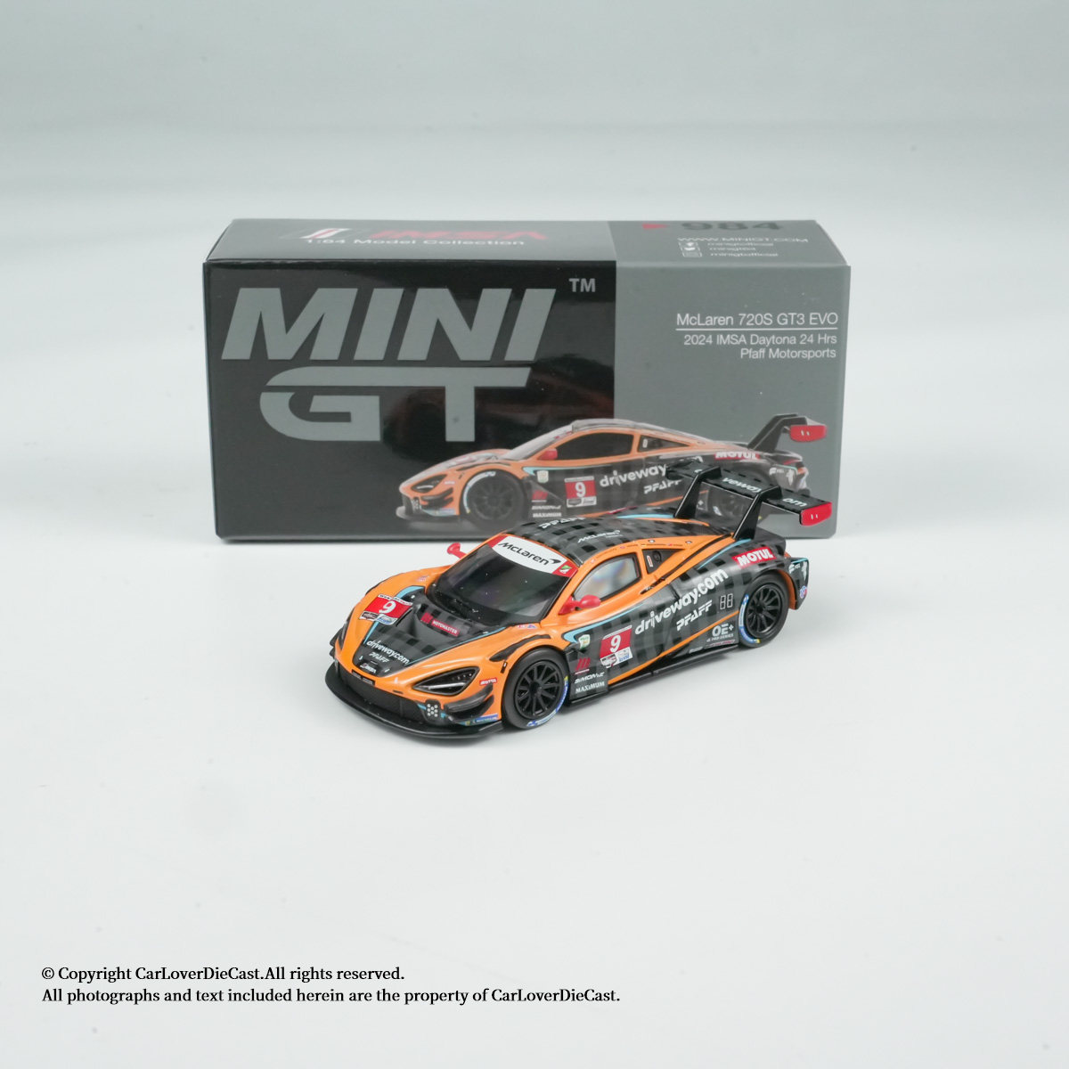 MINIGT #984 993 1:64迈凯伦 720S GT3 Evo Pfaff Motorsports