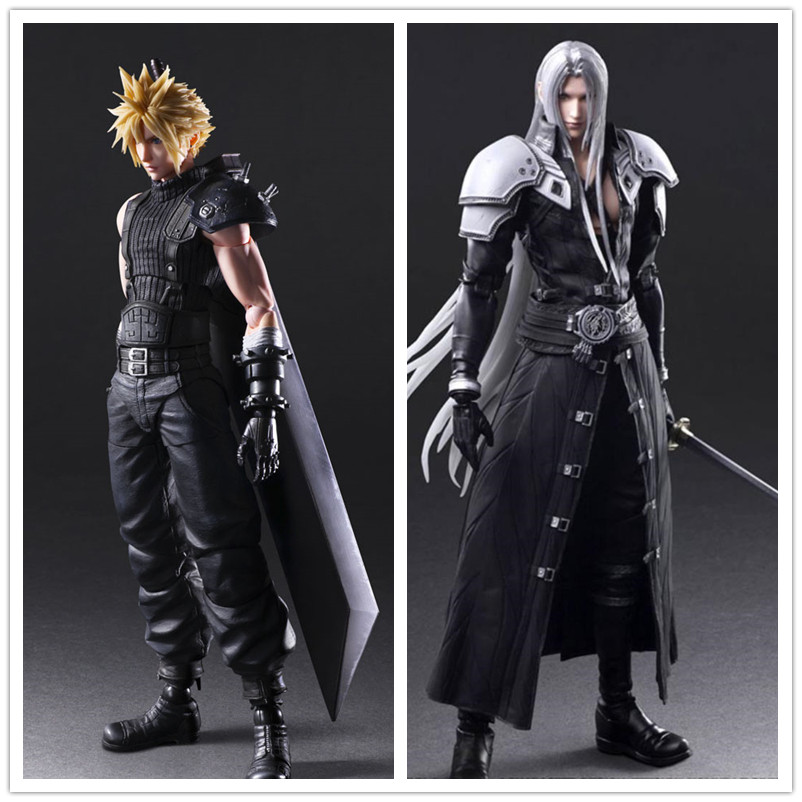 FF7 最终幻想 萨菲罗斯 克劳德 重制版2.0 play arts改 PA改 手办