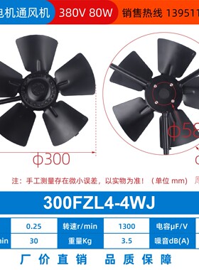 新款185/200/250/300/330//340/350/400FZL2-2/4WJ变频风机风包邮
