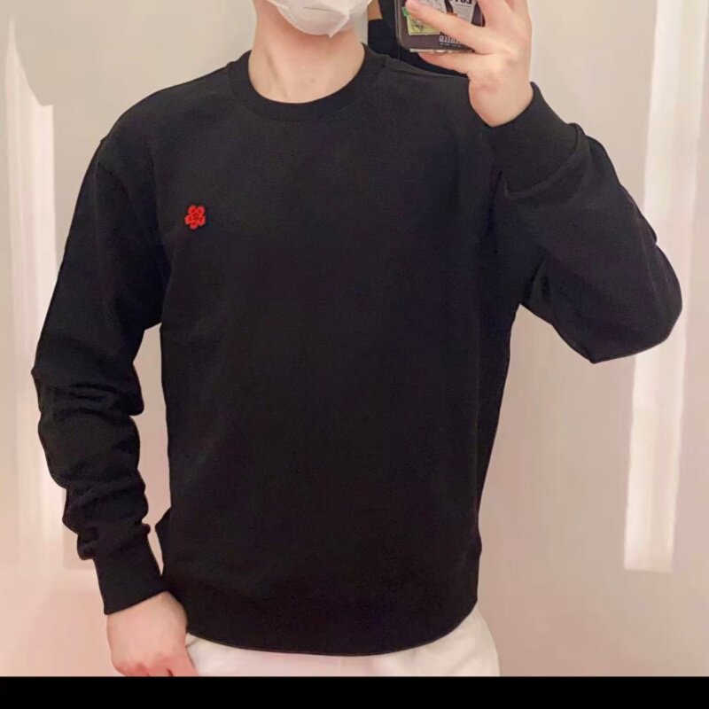 海棠花黑色卫衣高田老虎头贤三男