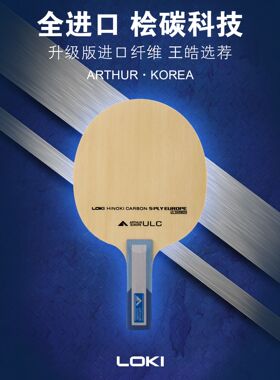航天乒乓亚瑟底板LOKI雷神王皓ASIA ZLC ALC进口桧木碳素乒乓球拍