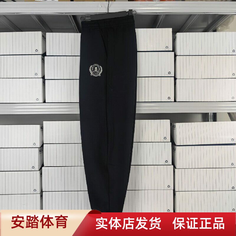 安踏加绒运动裤女2025冬季新款保暖休闲百搭针织收口裤162548304N