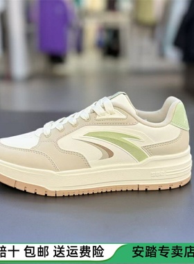 安踏982板鞋休闲鞋女2025秋新款厚底超轻低帮滑板鞋122548066