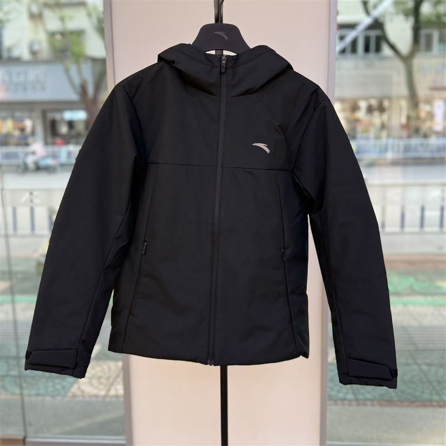 安踏2025冬季新防泼水外套羽绒内胆夹克男士跑步运动服152547933