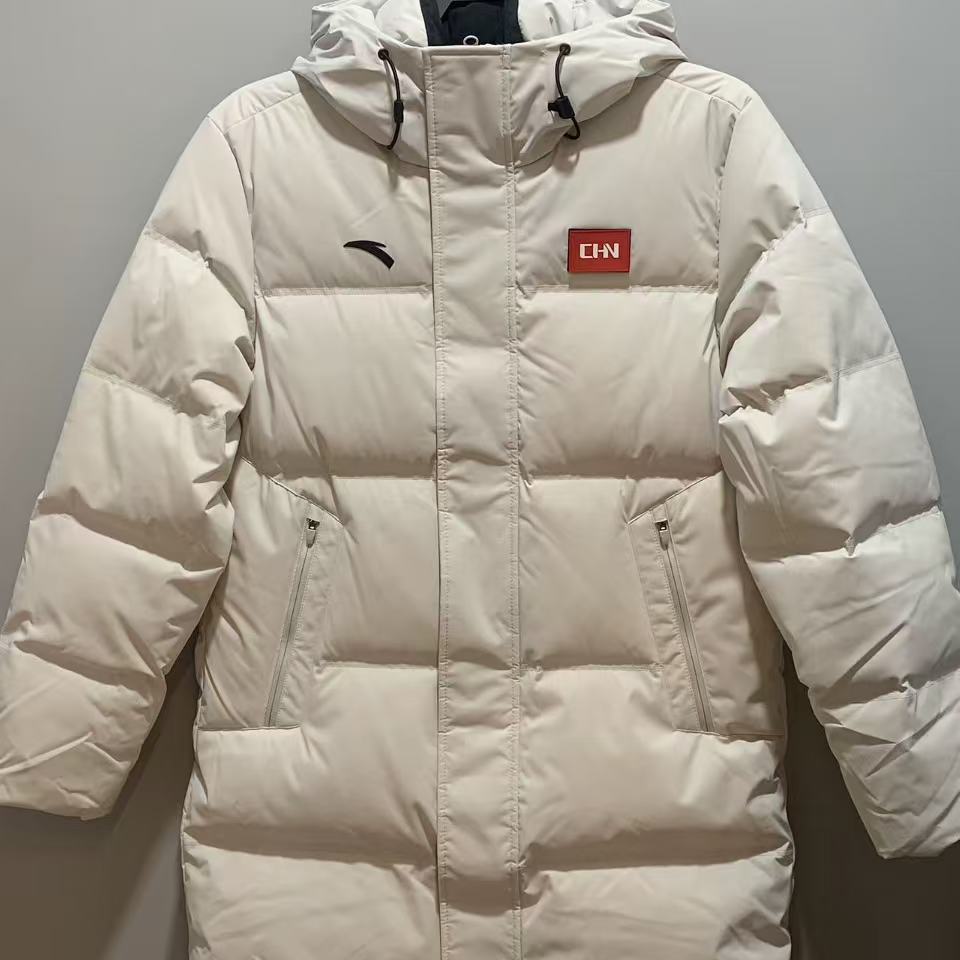 安踏2025年冬季新款防风保暖羽绒男中长款羽绒服152547951