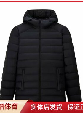 安踏女装2025冬新款轻薄修身防泼水综训连帽羽绒服162547901