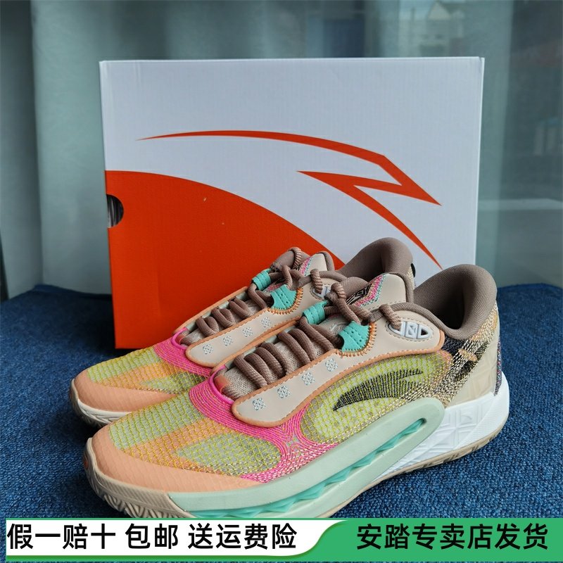 安踏狂潮6代篮球鞋男子2024夏季新款112431106Q低帮专业篮球鞋