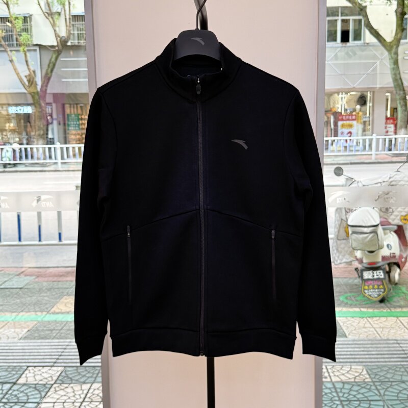 安踏运动外套男2025秋季新款立领训练开衫运动服上衣152547706