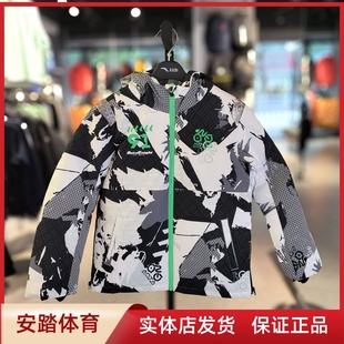 男小童休闲骑行羽绒服易去污热蓬绒352349917 安踏儿童23冬季 新款