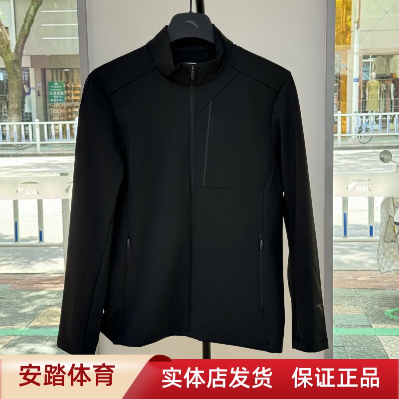 安踏卫衣男2025秋新款立领拉链套头跑步健身训练上衣152537707