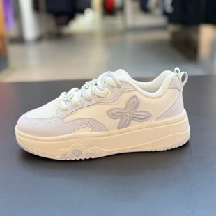 安踏鞋女款厚底运动板鞋2025春季新款女鞋122628032