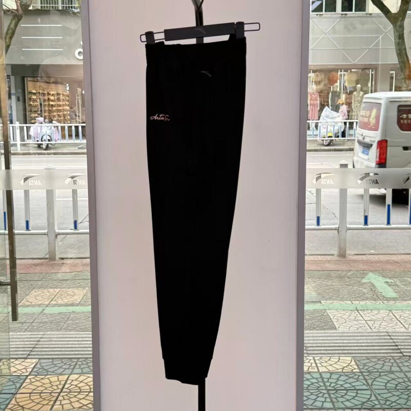 安踏女裤2025夏季新款冰丝潮综训收口针织运动九分裤162537312