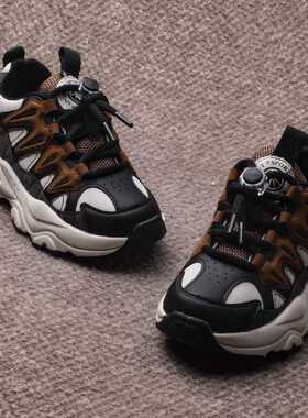 2025四季款儿童老爹鞋22239男女防滑耐磨运动鞋休闲登山鞋断码特