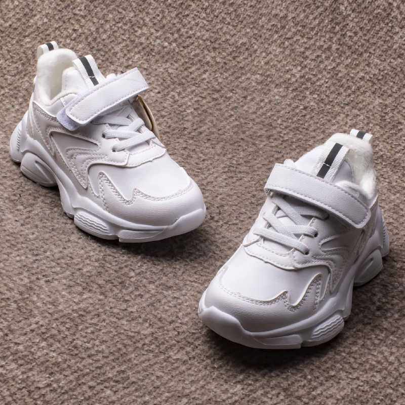 儿童加绒保暖二棉运动鞋