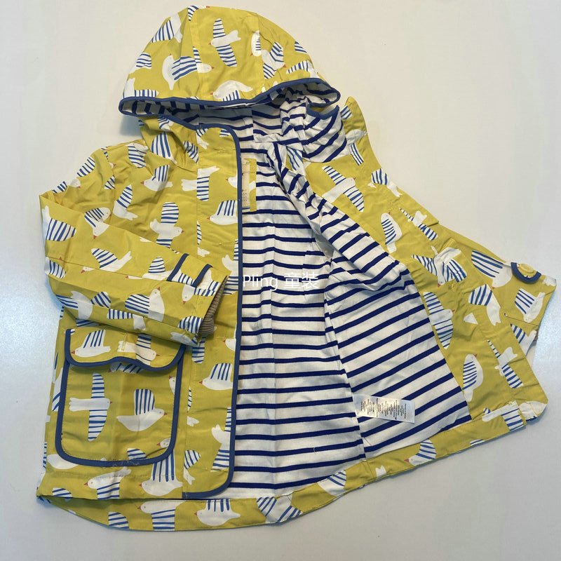 外贸儿童英伦风大口袋冲锋衣25秋季男女童洋气薄款拉链衫洋气外套