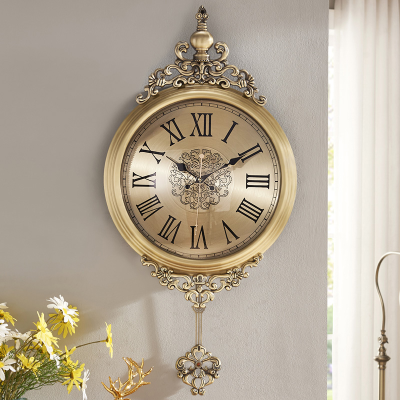 欧式挂钟客厅家用静音钟表