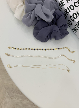 sunup_q韩国ins简约珍珠小花朵