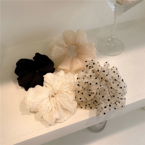 大肠发圈温柔奶油色系