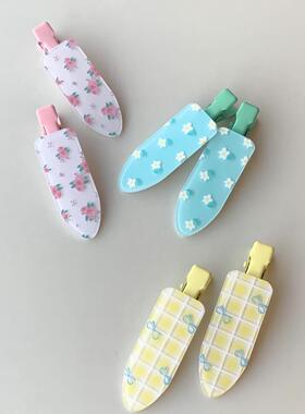 碎花小铲子发夹侧边刘海夹发饰