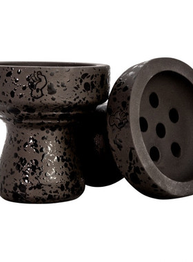 俄罗斯碗锅联名系列-黑黏土材质-多孔平底spike二代-小容量碗