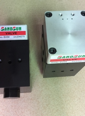 新款台湾SANDSUN气控阀单元SV04锁模泵保压阀SV10固锁泵泄压现货