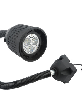 全新LED机床工作灯24V3W冲床软管照明灯220V万向长臂磁吸式数现货