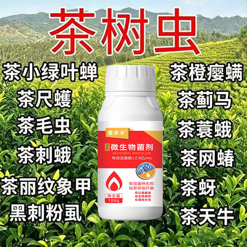 茶叶专用打虫茶叶螨虫绿叶蝉专打茶叶药打虫药茶树灭卵