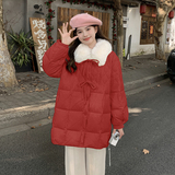 数据好轻薄菱格羽绒服带毛领50绒911-P285K428，女装羽绒服，2D011