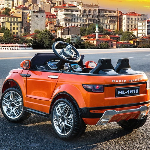 Электрический электромобиль на четырех колесах, детский транспорт, игрушечная машина с сидением, детская радиоуправляемая машина подходит для мужчин и женщин