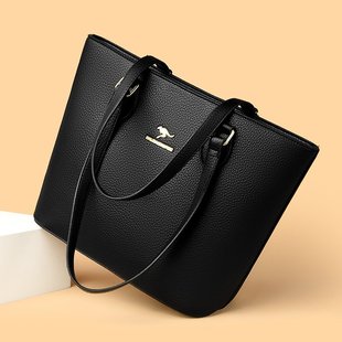 品牌真皮托特包女大容量女士2024新款中年妈妈包包斜挎单肩包大包