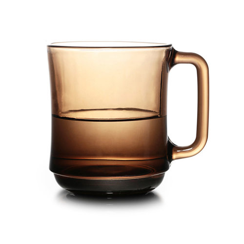 商超批发 法国进口duralex钢化玻璃杯马克杯花茶杯水杯早餐牛奶杯