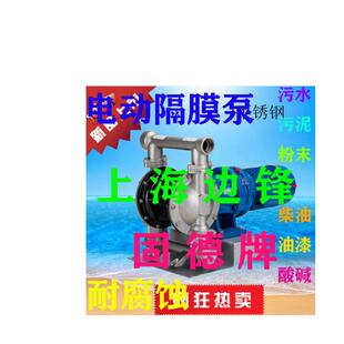 包邮 15电动隔膜泵杂质泵污水泵污水处理化工泵光油泵印 DBY3 新款
