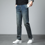 2026新款秋冬季复古牛仔裤男宽松直筒秋季男裤子春秋款潮牌长裤，男装牛仔裤，奇怪漫猴工厂店