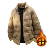 冬季轻奢欧版立领棉衣男潮流高品质加厚棉服外套，男装棉衣，奇怪漫猴工厂店