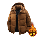 冬季轻奢欧版立领棉衣男潮流高品质加厚棉服外套，男装棉衣，奇怪漫猴工厂店