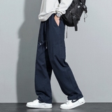 Y.M纯棉工装裤男宽松直筒2025春季新款潮流美式休闲长裤《限价69，男装休闲裤，奇怪漫猴工厂店