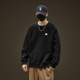 不缺货圆领男士卫衣秋冬季2026新款内搭长袖t恤打底衫春秋，男装卫衣，奇怪漫猴工厂店