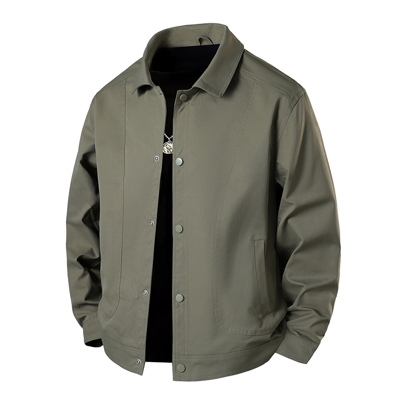 2025新款立领夹克男士春季休闲爸爸装中年男款外套男装春秋季薄款，男装休闲裤，奇怪漫猴工厂店