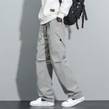 Y.M户外登山工装冲锋裤男士春夏新款冰丝休闲裤宽松直筒《限价69，男装休闲裤，奇怪漫猴工厂店