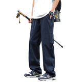 Y.M纯棉工装裤男宽松直筒2026冬季加绒潮流美式休闲长裤《限价79，男装休闲裤，奇怪漫猴工厂店