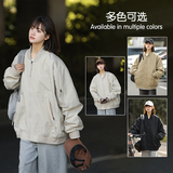 轻量型户外防泼立领夹克帅气飞行夹克，男装休闲裤，奇怪漫猴工厂店