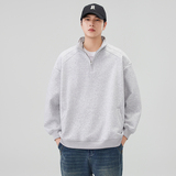 潮流新款卫衣男春秋款新款半拉链宽松休闲上衣立领卫衣男，男装卫衣，奇怪漫猴工厂店