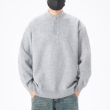 网络主推款老钱风亨利领毛衣，男装T恤，奇怪漫猴工厂店