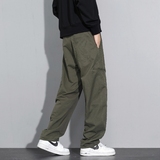 Y.M【引流款】加绒工装冲锋裤男宽松运动直筒休闲裤《限69》，男装休闲裤，奇怪漫猴工厂店