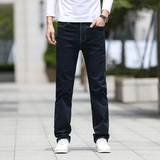 大码牛仔裤男直筒宽松加绒加厚保暖弹力男士新款商务休闲裤子，男装牛仔裤，奇怪漫猴工厂店