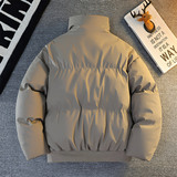 棉服男士2026冬季新款潮牌立领加厚外套冬装防寒服，男装棉衣，奇怪漫猴工厂店