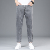 2536-9薄款九分裤灰色