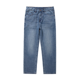 高端冰丝男士九分牛仔裤男春夏秋款宽松阔腿天丝潮牌休闲长裤子，男装牛仔裤，奇怪漫猴工厂店