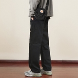 Y.M港风休闲工装裤男宽松直筒2025春季美式休闲长裤《限价59》，男装休闲裤，奇怪漫猴工厂店